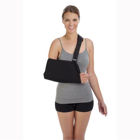 PROCARE 8 x 16 in. Deluxe Arm Sling with Pad, Medium - Black DJO-79-84005-EA